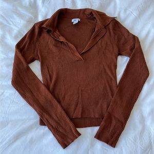 Rue21 Collar Knit Sweater Top